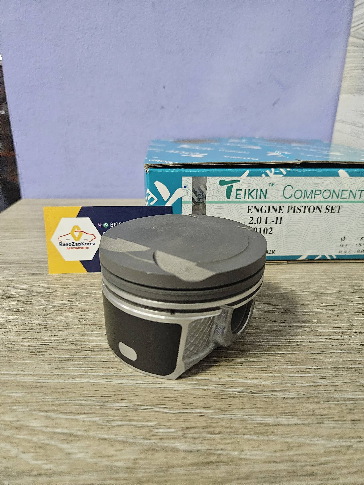 Поршень в сборе (Reno Duster, Megan2, Laguna) (дв 2л F4R) (1шт без кольц STD d82.7) TEIKIN  70102STD  ан 120101842R /120A14422R / 120102644R